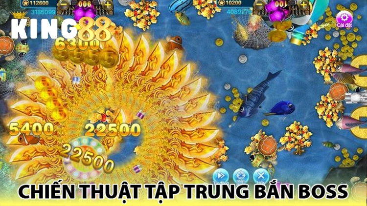 chiến thuật tập trung bắn boss