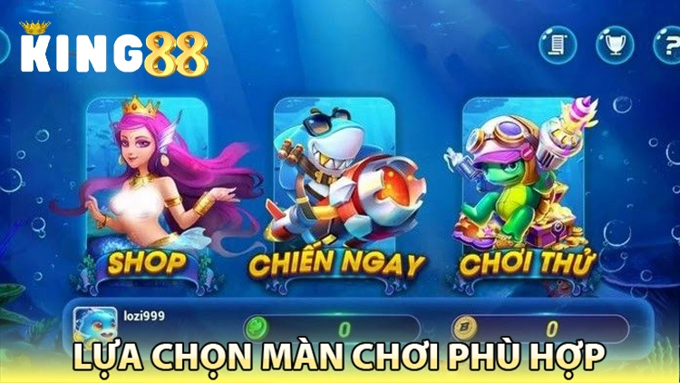kinh nghiệm chơi bắn cá king88