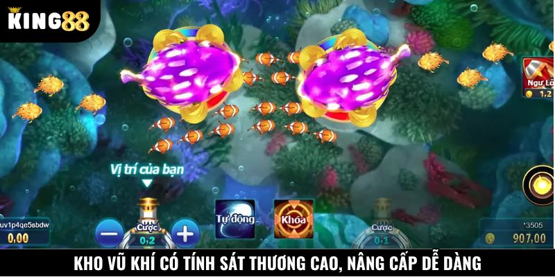 Nhà phát hành bắn cá Fishing God trang bị kho vũ khí tối tân