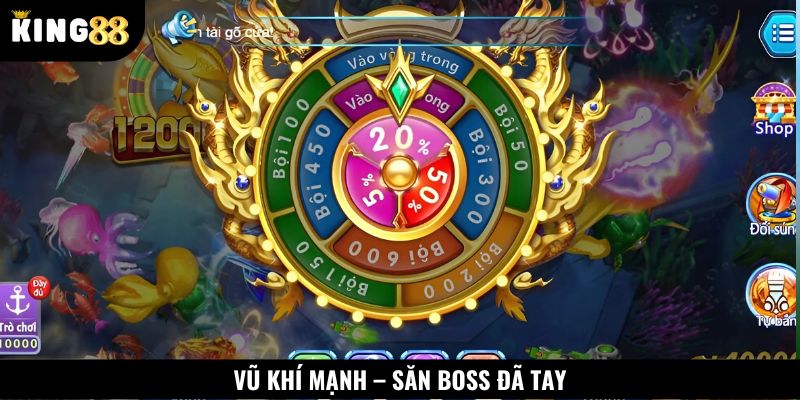 Game bắn cá Tiểu Tiên Cá cung cấp hệ thống vũ khí khủng