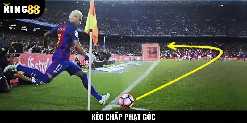 Hình thức chấp phạt góc dự đoán đội thực hiện nhiều quả phạt góc hơn