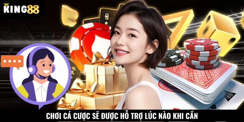 Lúc nào cũng được hỗ trợ một cách chu đáo