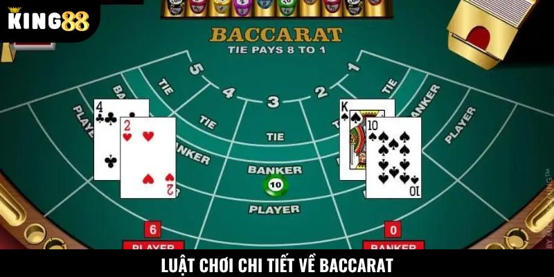 Luật chơi chi tiết về game Baccarat cho cược thủ