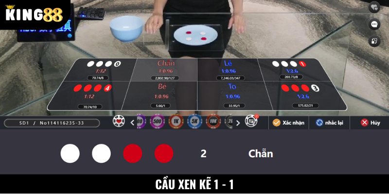 Cầu xen kẽ 1 - 1 là mẫu cầu có cách nhận biết khá đơn giản