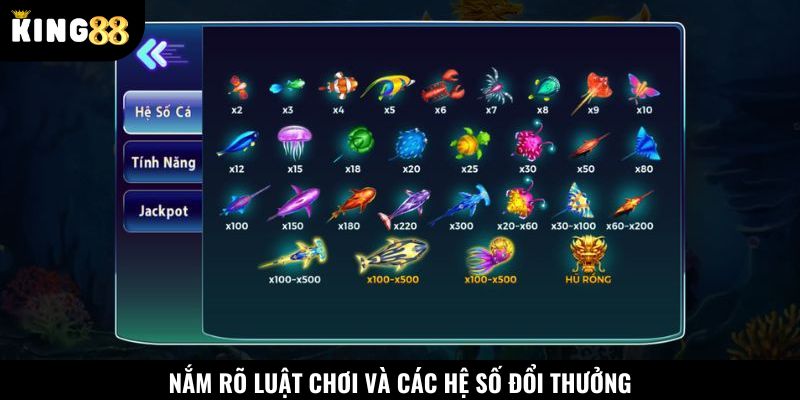 Luật chơi và các phòng game tại Tam Tiên bắn cá