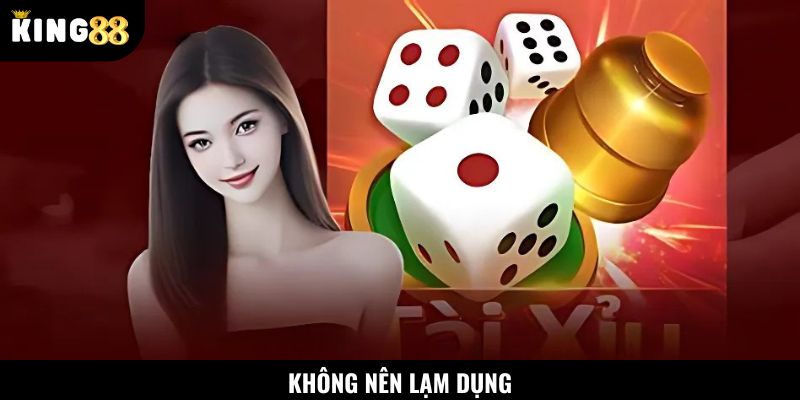 Không nên lạm dụng tool hack Tài Xỉu quá nhiều